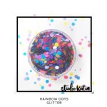 Studio Katia - Embellishments - RAINBOW DOTS GLITTER