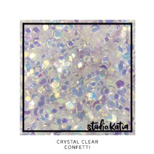 Studio Katia - Embellishments - CRYSTAL CLEAR CONFETTI