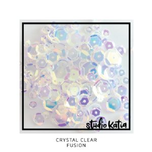 Studio Katia - Embellishments - CRYSTAL CLEAR FUSION