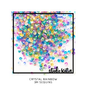 Studio Katia - Embellishments - CRYSTAL RAINBOW SEQUINS