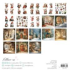 Studio Light -  Collage Paper Pad - Classic Christmas