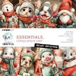 Studio Light -  Collage Paper Pad - Classic Christmas