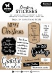 Studio Light - Stickers - English Christmas Texts