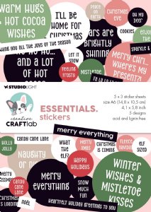 Studio Light - Essential Stickers - Merry Everything
