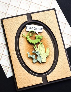 Poppystamps - Die - Whittle Lizard