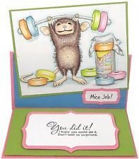 Stampendous - Wood Stamp - Sweet Workout