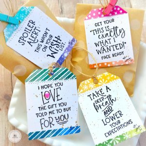 Taylored Expressions - Cling Stamp - Tag Your Gift