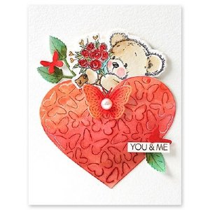 Penny Black - Clear Stamp - Teddy Bouquet