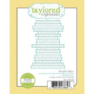 Taylored Expressions - Dies - Simple Strips