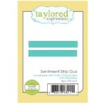 Taylored Expressions - Dies - Sentiment Strip Duo