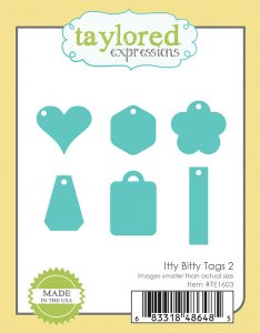 Taylored Expressions - Die - Itty Bitty Tags 2