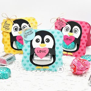 Taylored Expressions - Clear Stamp & Die Combo - Penguin Hugs