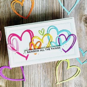 Taylored Expressions - Dies - Sketched Hearts