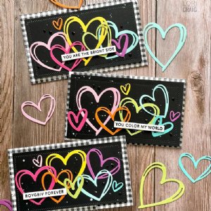 Taylored Expressions - Dies - Sketched Hearts