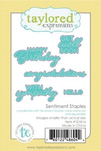 Taylored Expressions - Dies -  Sentiment Staples