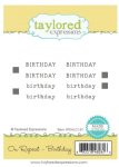 Taylored Expressions - Cling Stamp - On Repeat - Birthday