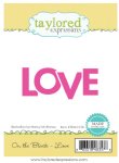 Taylored Expressions - Cling Stamp - On the Block - Love