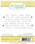 Taylored Expressions - Cling Stamp - Building Blocks - Love Additions