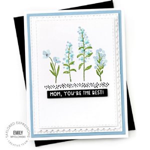 Taylored Expressions - Cling Stamp - Mini Strips - Floral