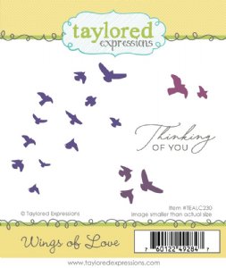 Taylored Expressions - Cling Stamp - Wings of Love