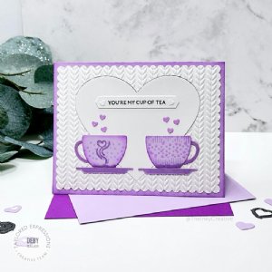 Taylored Expressions - Stamp & Die Combo - Tea for Two