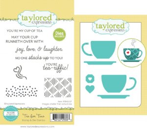 Taylored Expressions - Stamp & Die Combo - Tea for Two