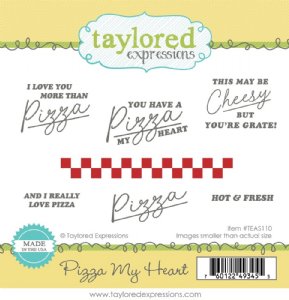 Taylored Expressions - Stamp  - Pizza My Heart