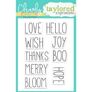 Taylored Expressions - Clear Stamp - Farmhouse Sentiments