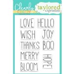 Taylored Expressions - Clear Stamp - Farmhouse Sentiments
