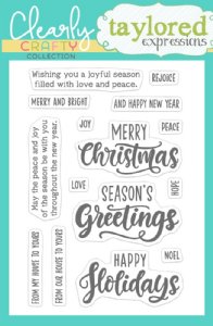 Taylored Expressions - Clear Stamp - Joyful Season