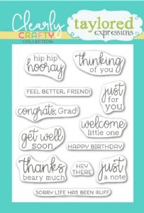 Taylored Expressions - Clear Stamp - Essential Sentiments