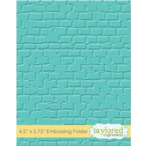 Taylored Expressions - Embossing Folder - Brick