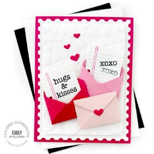 Taylored Expressions - Embossing Folder - Lots of Love