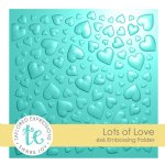 Taylored Expressions - Embossing Folder - Lots of Love