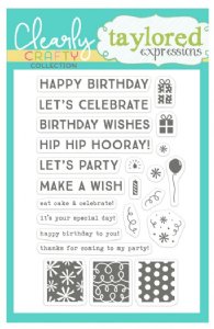 Taylored Expressions - Clear Stamp - Tag Team - Birthday
