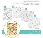 Taylored Expressions - Stamp & Stencil Combo - Fall Foliage