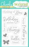 Taylored Expressions - Clear Stamp - Sweet Sentiments