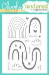Taylored Expressions - Clear Stamp - Big Rainbow