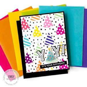 Taylored Expressions - Stamp & Stencil Combo -Party Time