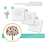 Taylored Expressions - Stamp & Stencil Combo - Modern Tree