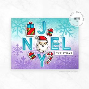 Taylored Expressions - Cling & Clear Stamp Combo - Fill in the Blank - Christmas