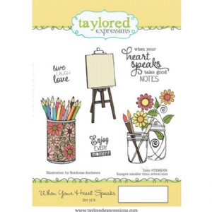 Taylored Expressions - Stamp Set - When Your Heart Speaks