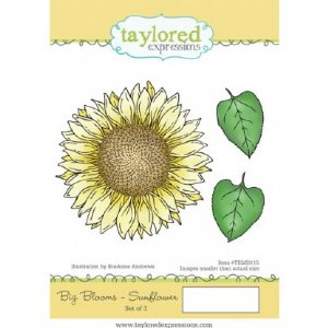 Taylored Expressions - Stamp - Big Blooms-Sunflower