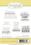 Taylored Expressions - Cling Stamp - The Inside Scoop - Snarky Birthday