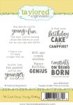 Taylored Expressions - Cling Stamp - The Inside Scoop - Snarky Birthday