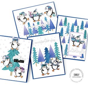 Taylored Expressions - Cling Stamp - Dancing Through the Snow