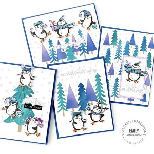 Taylored Expressions - Cling Stamp - Dancing Through the Snow