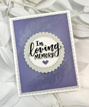 Taylored Expressions - Cling Stamp - The Thing with Feathers