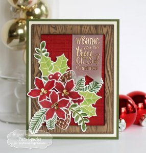 Taylored Expressions - Stamp Set - Holiday Florals