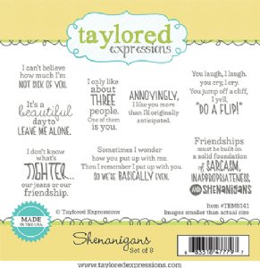 Taylored Expressions - Cling Stamp - Shenanigans